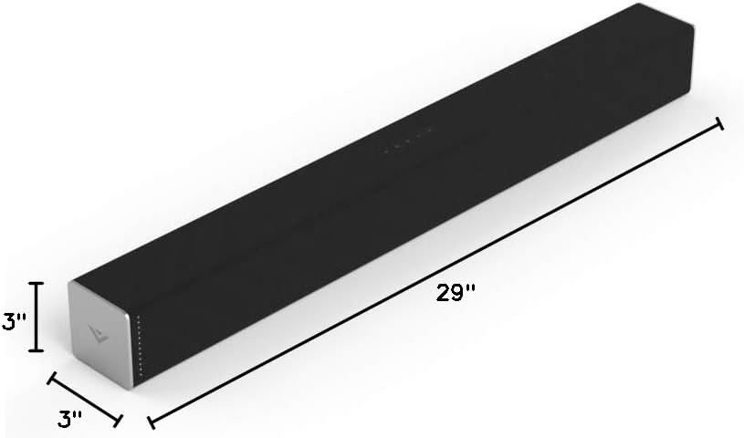 VIZIO Sound Bar for TV, 29” Surround Sound System for TV, Home Audio Sound Bar, 2.0 Channel Home Theater with Bluetooth – SB2920-C6