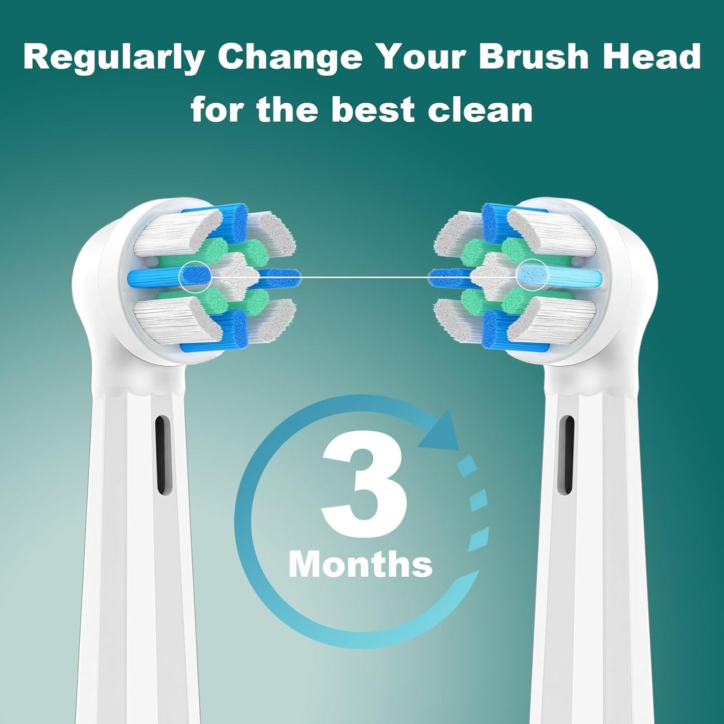 12 Pack iO Replacement Heads Compatible with Oral B iO, for Oral B iO 2/3/4/5/6/7/8/9/10 Series Electric Toothbrushes, Medium Softness for Protect Teeth and Gums, White/Black
