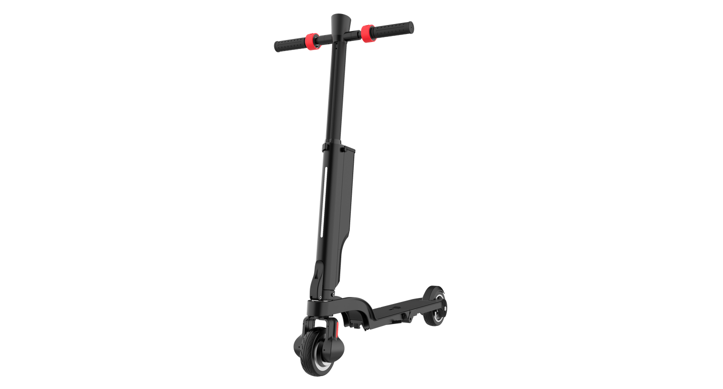 KIXIN X6 Electric Scooter for Adults – 5.5” Solid Tires, Lightweight Foldable Design, 36V/5Ah Battery, 250W Motor, 25KM/H Max Speed, E-Brake & Pedal Brake – Portable Urban Commuter Scooter