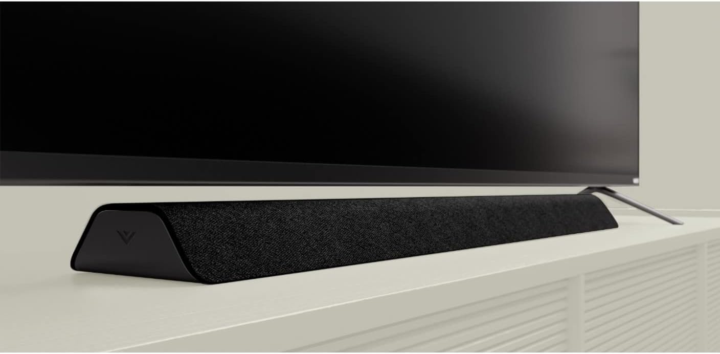 VIZIO V-Series All-in-One 2.1 Home Theater Sound Bar with DTS Virtual:X, Bluetooth, Built-in Subwoofer, Voice Assistant Compatible, Includes Remote Control - V21d-J8