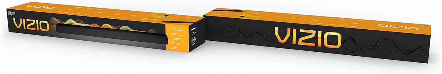 VIZIO V-Series All-in-One 2.1 Home Theater Sound Bar with DTS Virtual:X, Bluetooth, Built-in Subwoofer, Voice Assistant Compatible, Includes Remote Control - V21d-J8