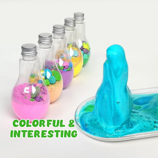 6 Pack Large Bath Bombs Toy Gift Set for Kids, Surprise Experience, Nontoxic, Colorful Fizzy Fun, Bubble Bath STEAM Science Educational Kit, for 3+ Year Old Boys and Girls Gift Sets