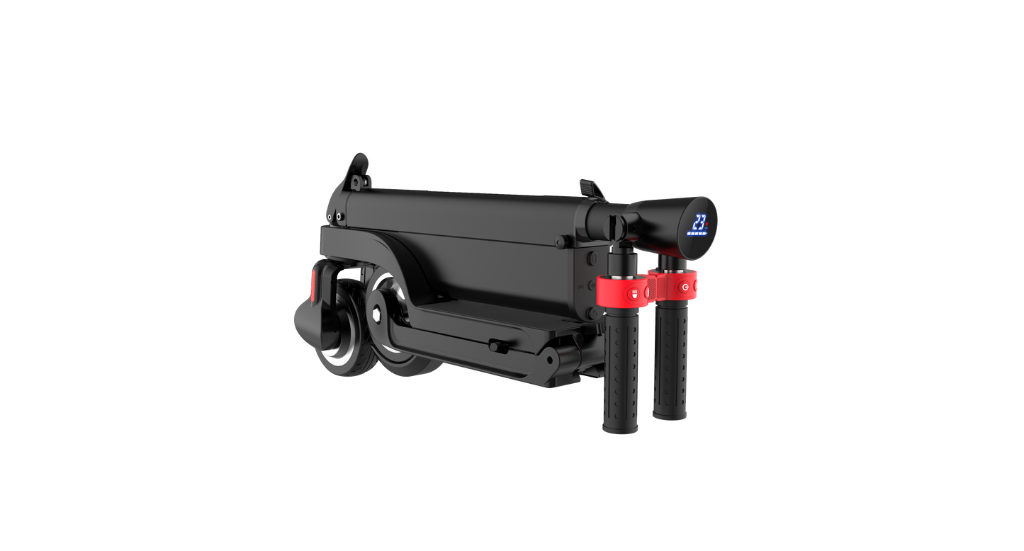 KIXIN X6 Electric Scooter for Adults – 5.5” Solid Tires, Lightweight Foldable Design, 36V/5Ah Battery, 250W Motor, 25KM/H Max Speed, E-Brake & Pedal Brake – Portable Urban Commuter Scooter