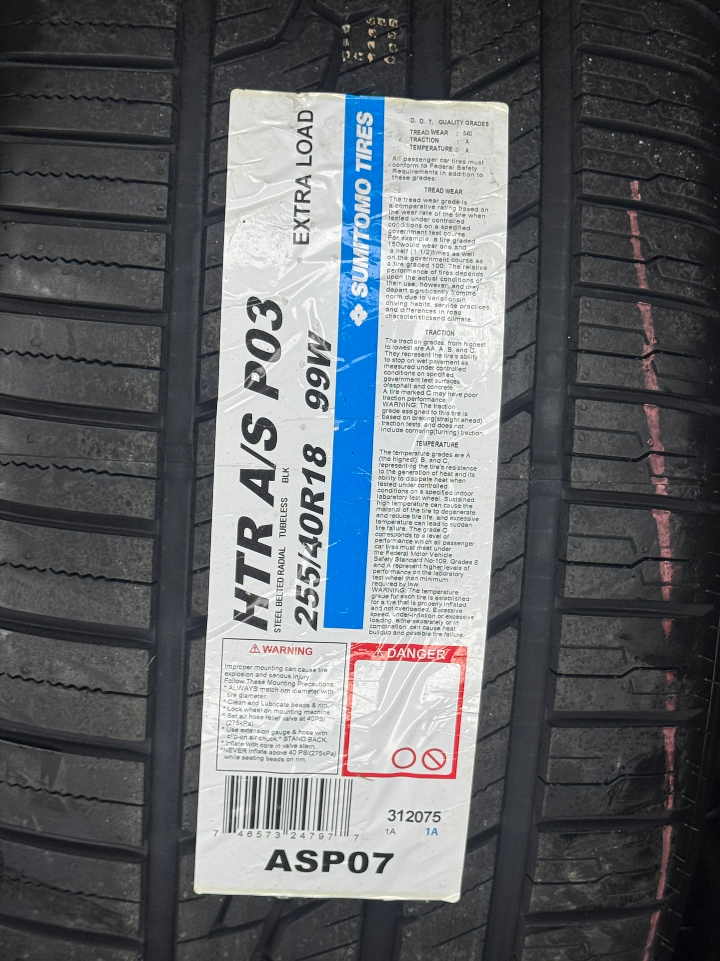 New set of 4 Tires Performer CXV Sport 255/55R18 109V AS A/S All Season