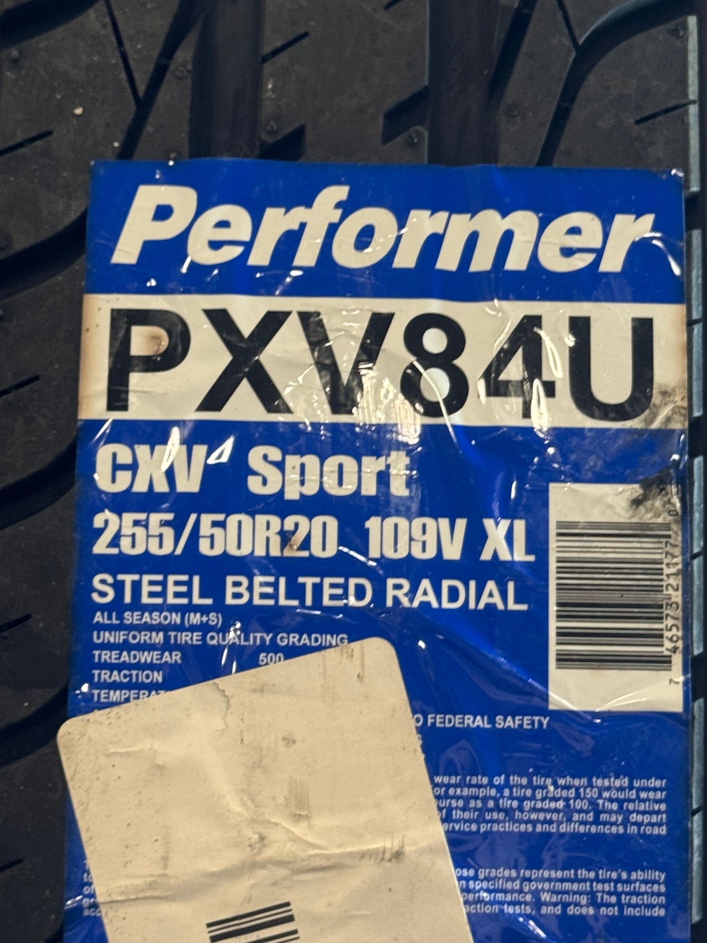 New set of 4 Tires Performer CXV Sport 255/55R18 109V AS A/S All Season