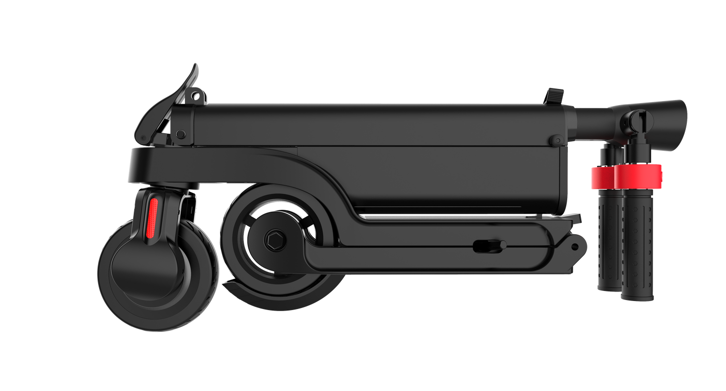 KIXIN X6 Electric Scooter for Adults – 5.5” Solid Tires, Lightweight Foldable Design, 36V/5Ah Battery, 250W Motor, 25KM/H Max Speed, E-Brake & Pedal Brake – Portable Urban Commuter Scooter