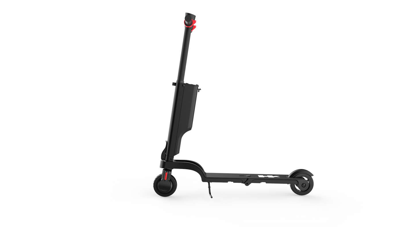 KIXIN X6 Electric Scooter for Adults – 5.5” Solid Tires, Lightweight Foldable Design, 36V/5Ah Battery, 250W Motor, 25KM/H Max Speed, E-Brake & Pedal Brake – Portable Urban Commuter Scooter